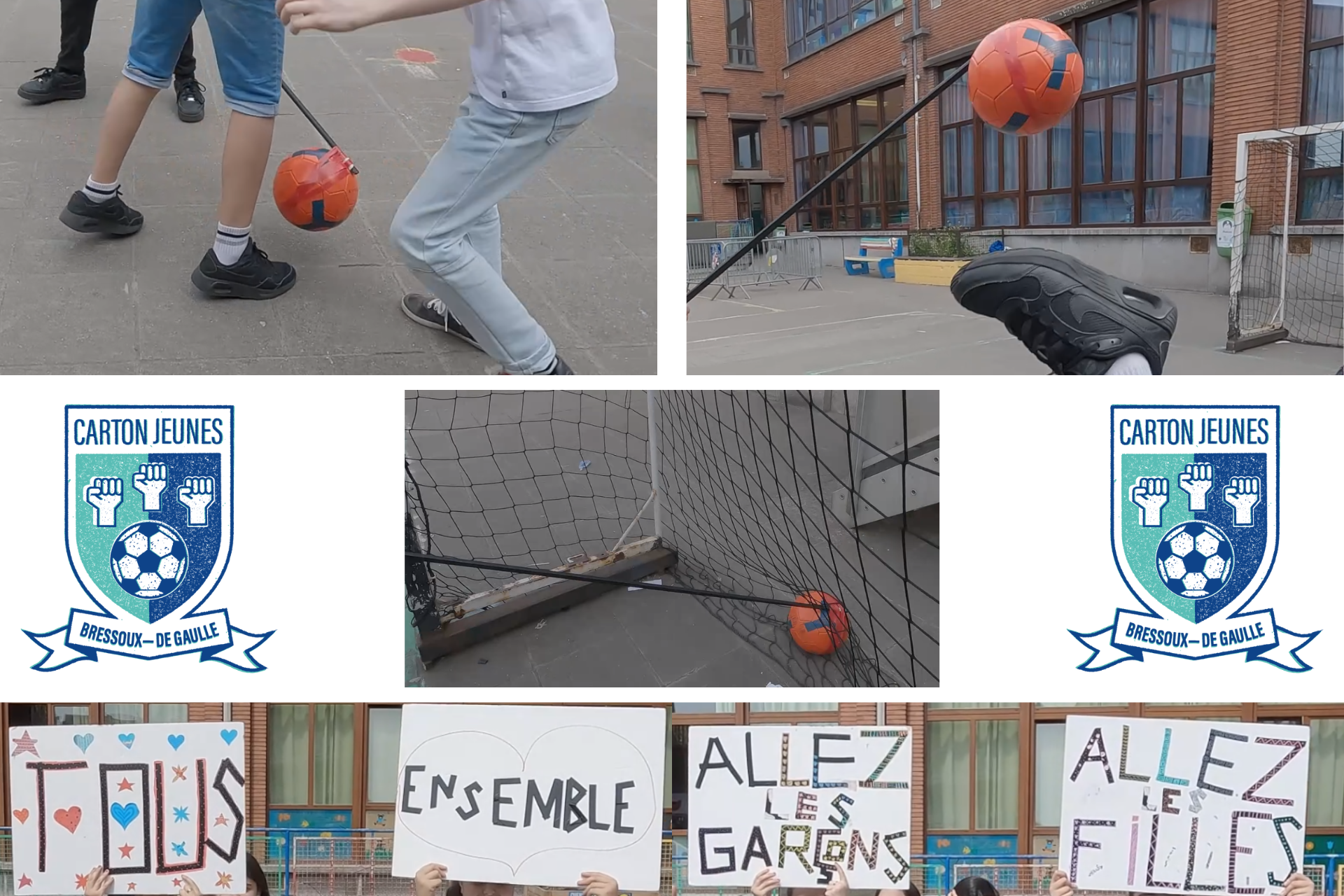 À Bressoux-de Gaulle, filles et garçons jouent au foot ensemble à la récré !