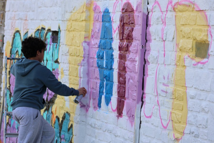 Fresque et cabane communes à Fraipont #674