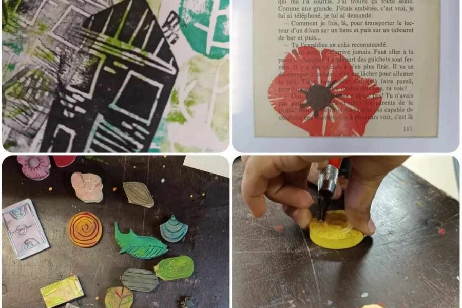 Atelier 'Collage et tampons - créer des images qui parlent' #685