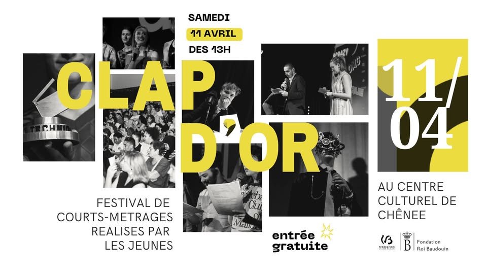 Le Festival Clap d'Or, c'est le 11 avril &agrave; Ch&ecirc;n&eacute;e !
