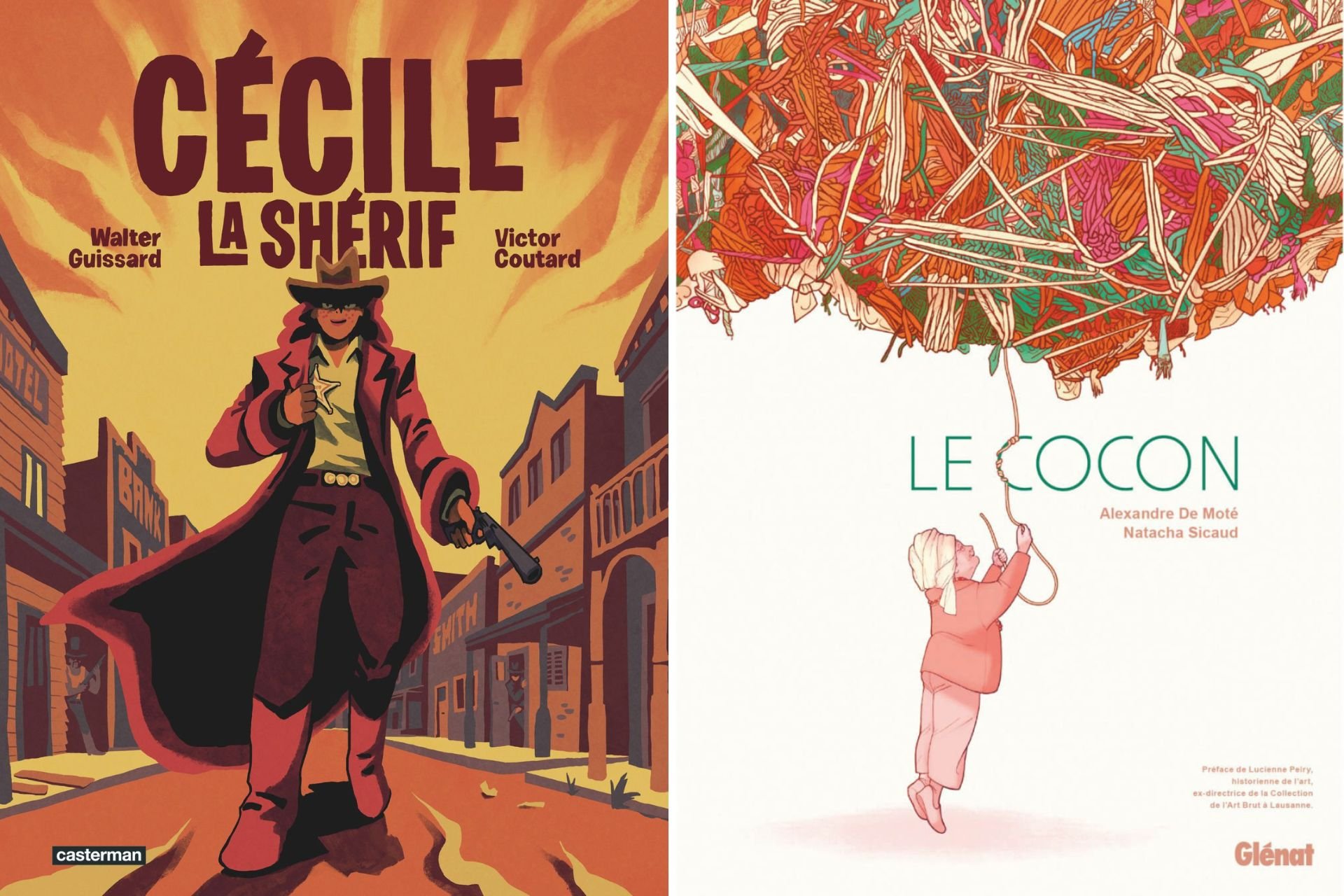 C&eacute;cile la sh&eacute;rif et le Cocon, deux coups de c&oelig;ur BD !